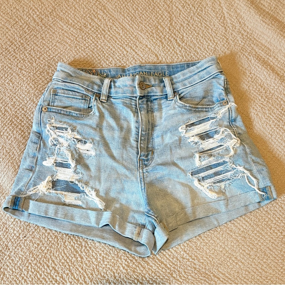 American Eagle High Waisted Denim Shorts